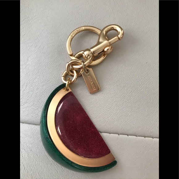 Brand New ✨ Coach Watermelon Keychain Bag Charm